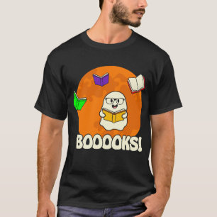 T-shirt Livres Ghost Lecture Livres Drôle