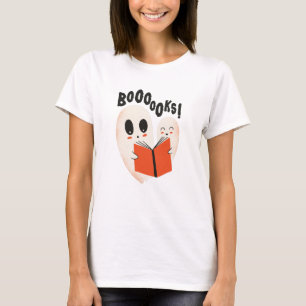 T-shirt Livres Halloween Ghosts Book