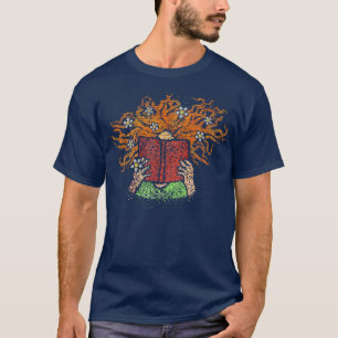 T-shirt Livres Littérature ver de livre Lecture Novel Livr