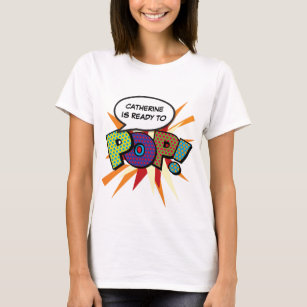 T-shirt Livres personnalisées Pop Art prêt à POP!
