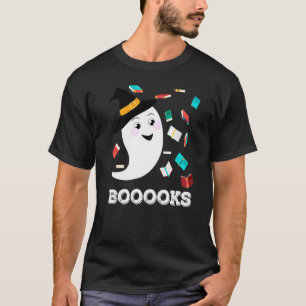 T-shirt Livres pour hommes Librairie Halloween mignon fant