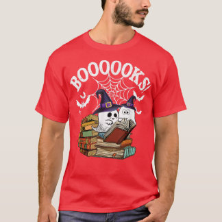 T-shirt Livres Scary Ghost Lecture Livres Lover Halloween 