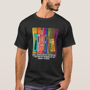 T-shirt Livres vintages Abibliophobia Definition Bookworm 