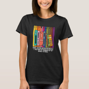 T-shirt Livres vintages Abibliophobia Definition Bookworm 