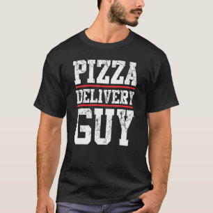 T-shirt livreur de pizza correspondant costume de pizza po