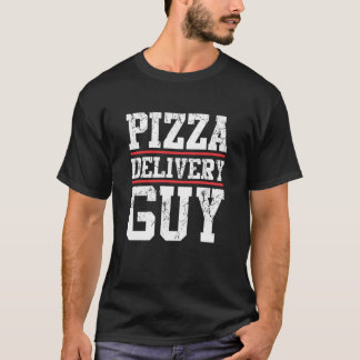 T-shirt livreur de pizza correspondant costume de pizza po