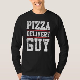 T-shirt livreur de pizza correspondant costume de pizza po