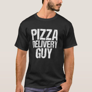 T-shirt Livreur de Pizza Italien Drôle de Passionné de Nou