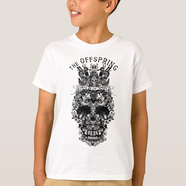 T-shirt L'Ixnay noir officiel de la descendance sur l'Homb (Devant)