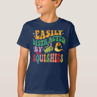 T-shirt Lizard de Squishies facilement distrait