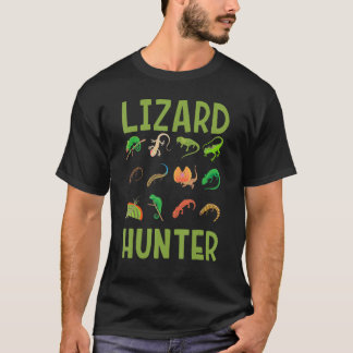T-shirt Lizard Hunter Reptile Kids Bearded Dragon Lizards