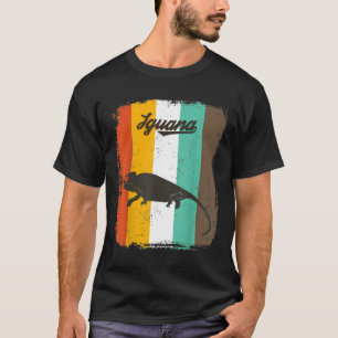 T-shirt Lizard Iguana T Rétro Pour Lizard Iguana
