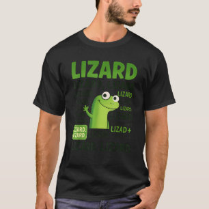 T-shirt Lizard Lizard Lizard Funny Weirdcore Animal mème G