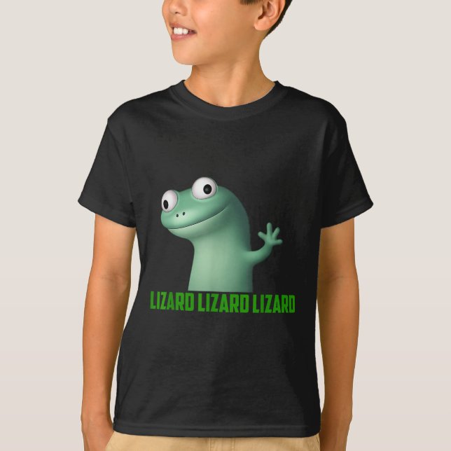 T-shirt Lizard Mème Lizard Lizard Lizard Lizard Drôle Grap (Devant)