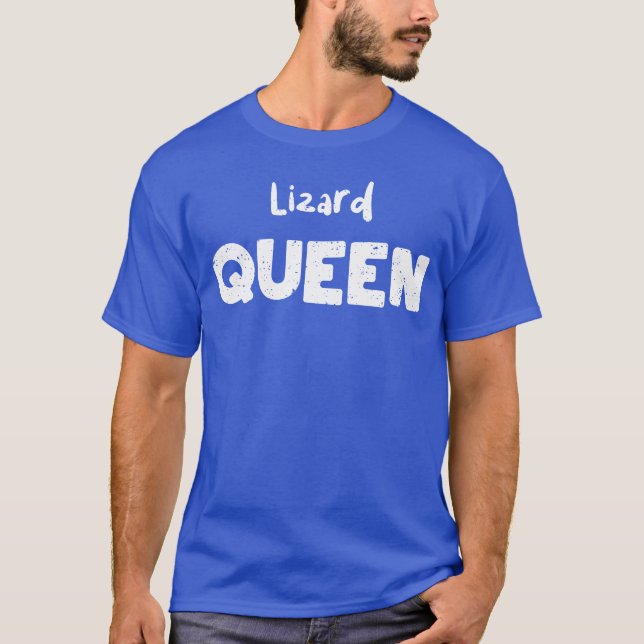 T-shirt Lizard Queen Animal (Devant)