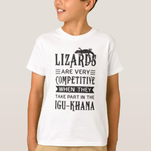T-shirt Lizard Reptiles Reptile Gecko Animal Dragon Cadeau