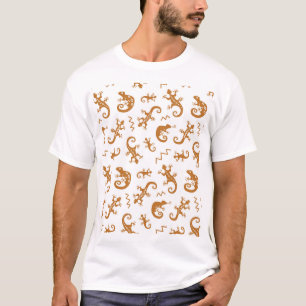 T-shirt Lizards Chameleons : Design Motif sans couture.