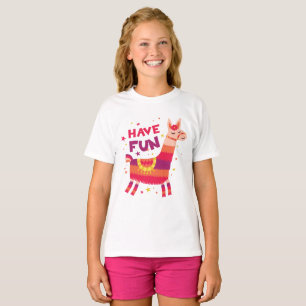 T-shirt Llama Bohème Fiesta Animal Amusez-vous
