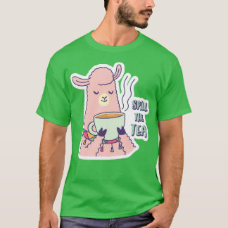 T-shirt Llama Boissons Thé