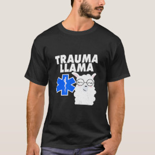 T-shirt Llama de traumatologie EMT EMS