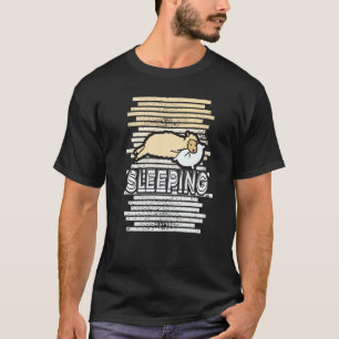 T-shirt Llama, dormant  dormant  Alpaca, Chameau, qui se l