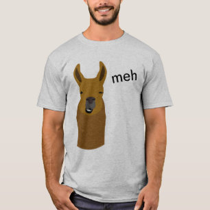 T-shirt Llama Drôle Face