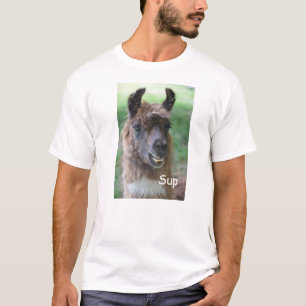 T-shirt Llama Face Sup