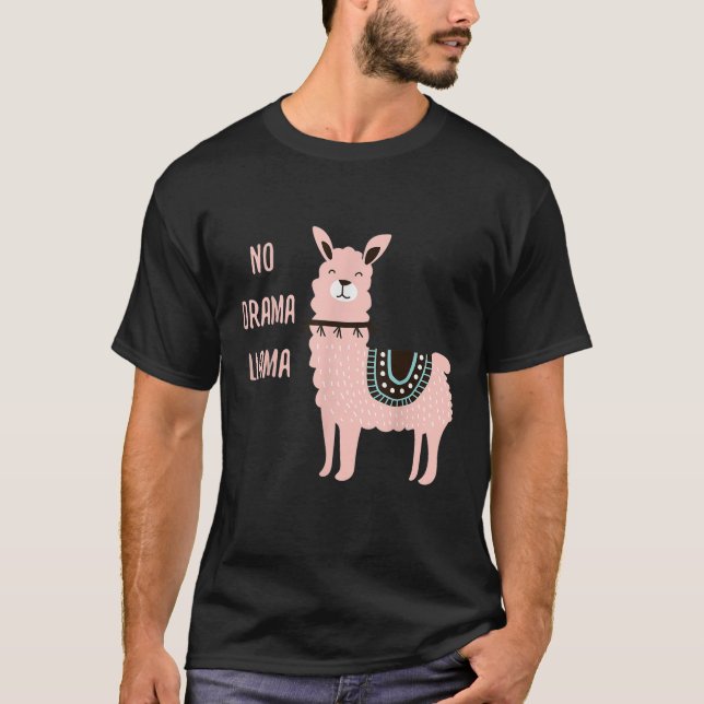 T-shirt Llama Funny No Drama Llama Lover Cadeau (Devant)