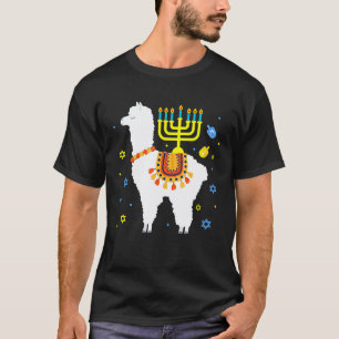 T-shirt Llama Hanukkah Joyeux Hanukkah Llama Amoureux Chan