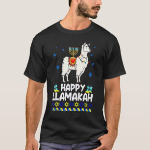 T-shirt Llama Hanukkah joyeux Squad Llamakah mignon Al