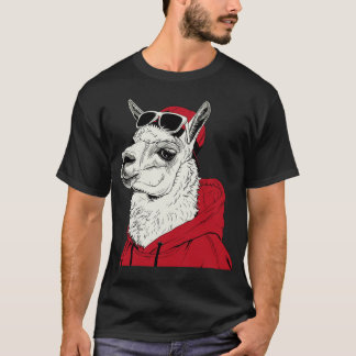 T-shirt Llama hippie