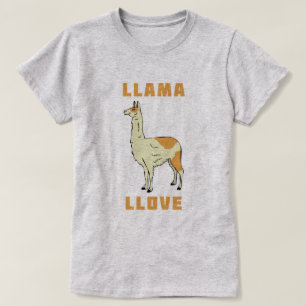 T-shirt Llama Llove