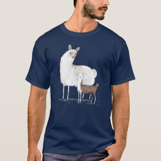 T-shirt Llama Mama retro boy