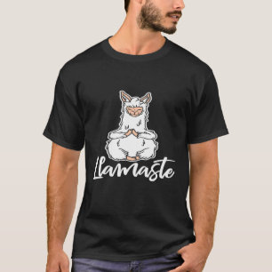 T-shirt Llama Namaste Llamaste Yoga Chakra Méditation Yogi