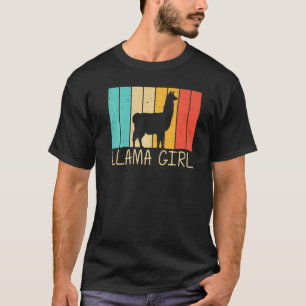 T-shirt Llama pour filles enfants élevage d'alpacas Peru z