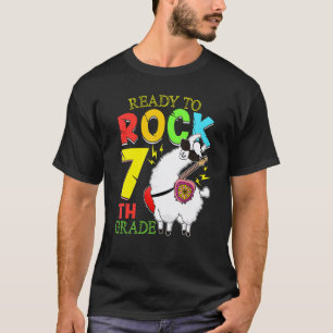 T-shirt Llama prêt à rocker septième année 7ème premier jo