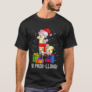 T-shirt Llama Pyjama de Noël Koala Pas de problème Amateur