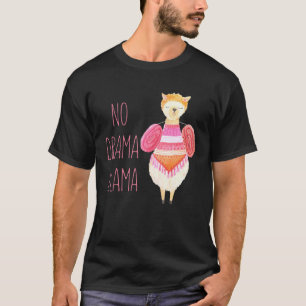 T-shirt Llama Rose Mignon Sans Drame