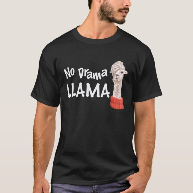 T-shirt Llama sans drame (Devant)
