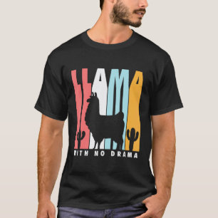 T-shirt Llama sans drame  Sans drame Llama