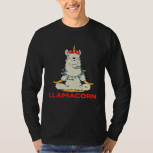 T-shirt Llamacorn Yoga Méditation Imaginaire Magic Llama U