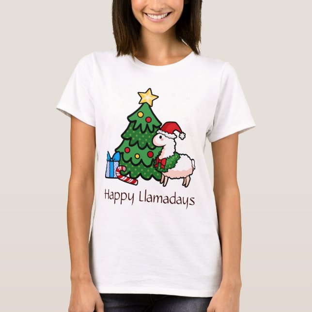 T-shirt Llamadays heureux (Devant)