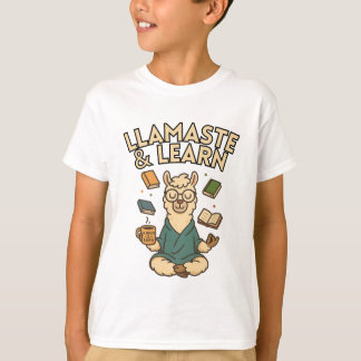 T-shirt Llamaste & Learn - Minutieux Étude