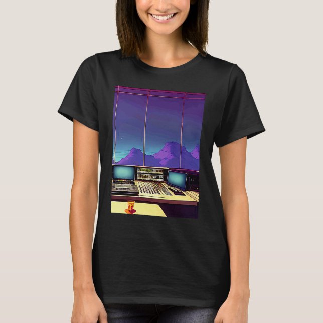 T-shirt Lo fi hip hop chillhop chill beats studio aestheti (Devant)