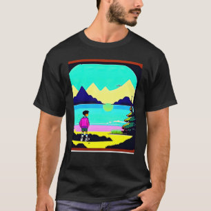 T-shirt Lo fi hip hop chillhop chill chill bat lofi esthét