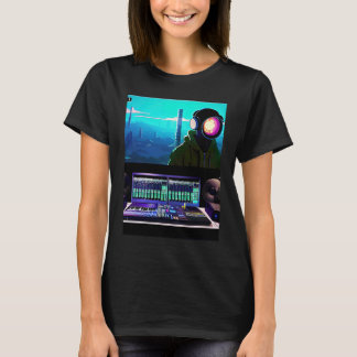T-shirt Lo fi hip hop chillhop chill chill bat lofi esthét