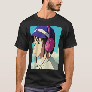 T-shirt Lo fi hip hop chillhop chill chill bat lofi esthét