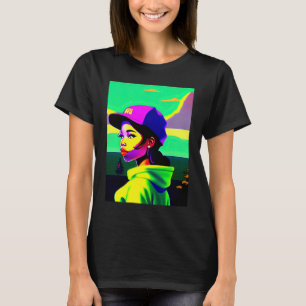 T-shirt Lo fi hip hop chillhop chill chill bat lofi esthét