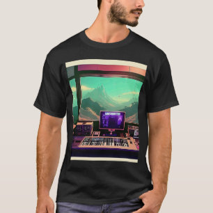 T-shirt Lo fi hip hop chillhop chill chill bat studio aest