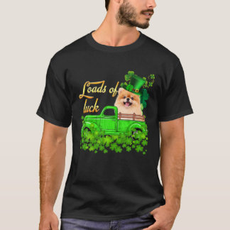 T-shirt Loads Of Luck Truck Pomeranian St Patrick's Day